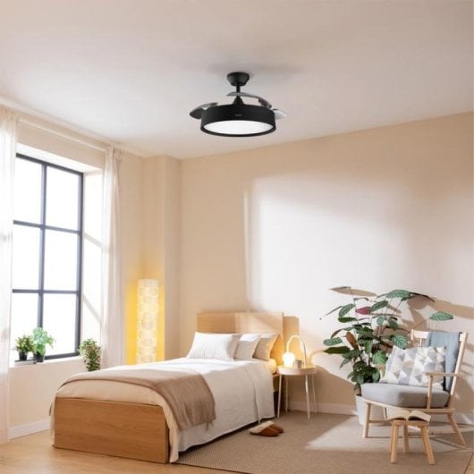 Cecotec Energysilence Aero 4200 invisible Ventilador De Techo 35W Led Negro