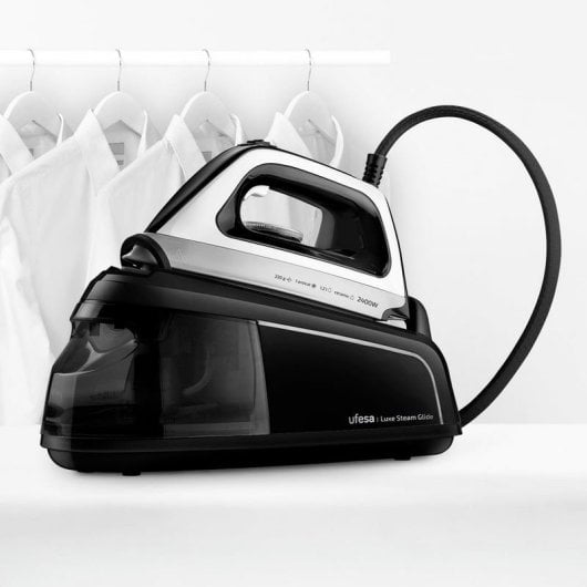 Ufesa Luxe Steam Glide Centro de Engomar 5.5 Bar 1.2L 2400W Preto