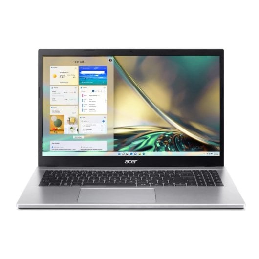 Acer Aspire 3 A315-59 - Intel Core i3 1215U - 8 Go - SSD 512 Go - 15,6" Full HD - Wi-Fi 5 - Argent pur - Win 11 Home - Clavier : Français
