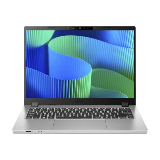 Ordinateur portable Acer TravelMate P2 14, 14 pouces, Intel Core i5-1334U, 8 Go, SSD 512 Go, Wi-Fi 6E, OceanGlass Silver