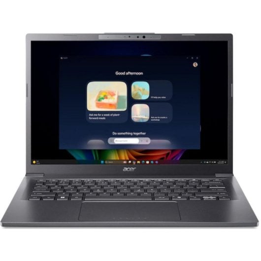 Portátil Acer Aspire 14 AI A14-52M 14" Intel Core Ultra 5 16GB 1TB SSD OLED Wi-Fi 6E Gris Clavier FR