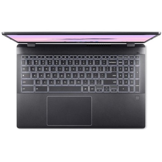 Portátil Acer Chromebook Plus Enterprise 515 15.6" Intel Core i5-1335U 8GB 128GB SSD Full HD Wi-Fi 6E Clavier FR Lecteur d’empreintes digitales