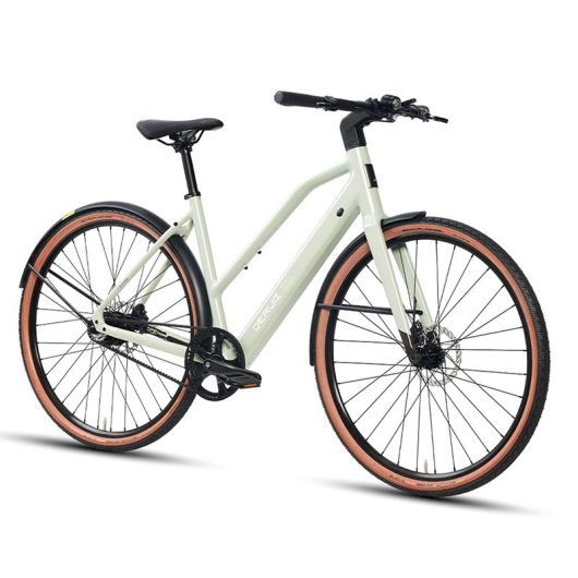 Deruiz Turmali S 2025 Urban Elektrofahrrad 28" 360wh E-Bike Hinterradmotor 250w 35nm Grün