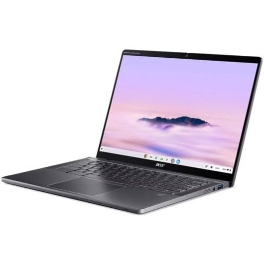 Portátil Acer Chromebook Plus Enterprise Spin 714 14" Intel Core Ultra 7 155U 16GB 256GB SSD Táctil Wi-Fi 6E Gris Acero Clavier Français