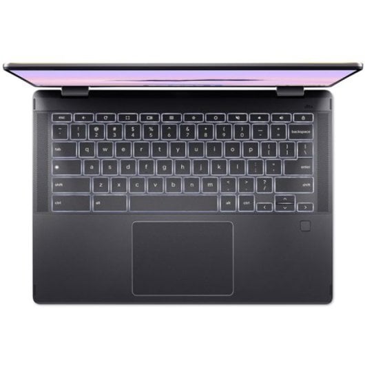 Portátil Acer Chromebook Plus Enterprise Spin 714 14" Intel Core Ultra 7 155U 16GB 256GB SSD Táctil Wi-Fi 6E Gris Acero Clavier Français
