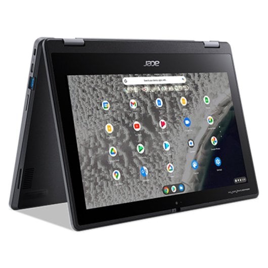 Acer Chromebook R753TN-C9SD Intel® Celeron® N N4500 29,5 cm (11.6") Écran tactile HD 8 Go LPDDR4x-SDRAM 64 Go Flash Wi-Fi 6 (802.11ax) ChromeOS Noir