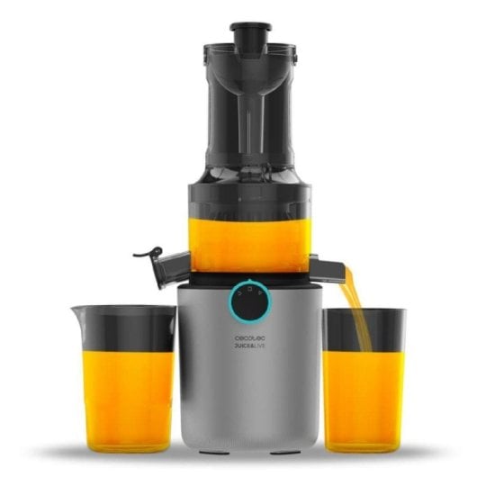 Cecotec Juice&live 1500 Slim Licuadora de Prensa Fría 200W Inox