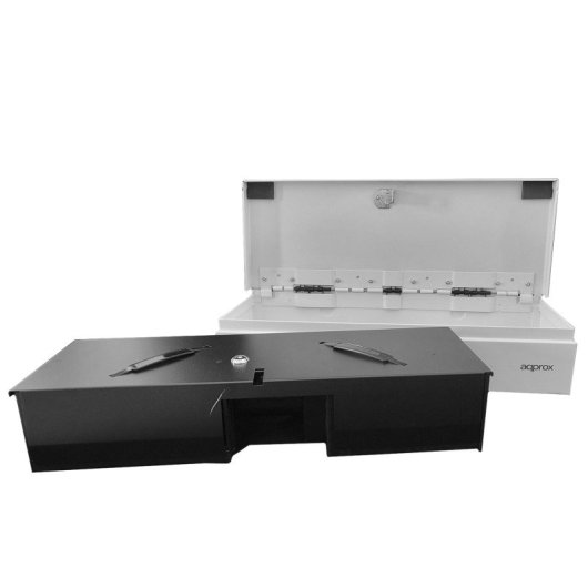 Approx appCASH02FLIPTOPWH Cajón Portamonedas Compacto Manual y Automático RJ-11/RJ-12 Blanco