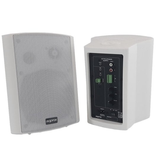 Enceintes amplifiées environ appSPK+ 2.0 60 W RMS Blanc