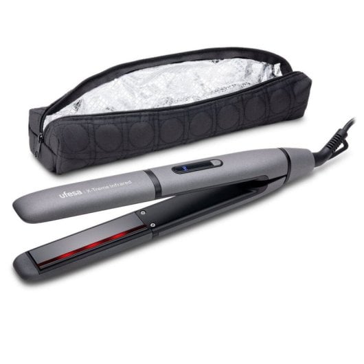 Ufesa X-Treme Infrared Alisador de Cabelo com Revestimento Cerâmico Cinzento