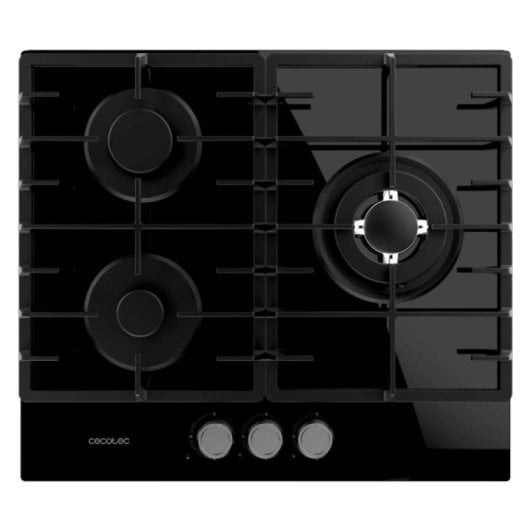 Cecotec Bolero Squad G 3200f Placa De Gas 6250w 3 Fuegos Negro