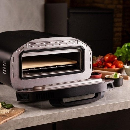 Forno elettrico Cecotec Pizza&co Tifosi 12L Nero con pietra per pizza e controllo digitale
