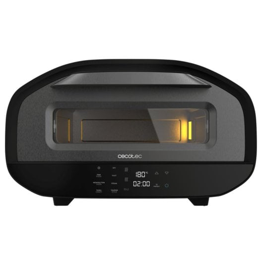 Forno elettrico Cecotec Pizza&co Tifosi 12L Nero con pietra per pizza e controllo digitale