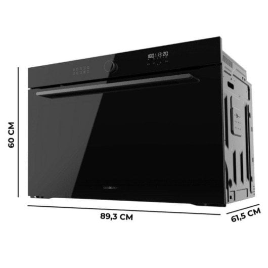 Horno eléctrico Cecotec Bolero Hexa M224500 53L Negro con vapor y Touch control