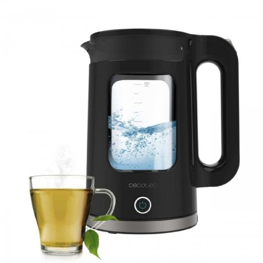 Cecotec Thermosense 330 Glassy Hervidor De Agua 1,7L 2200W Negro