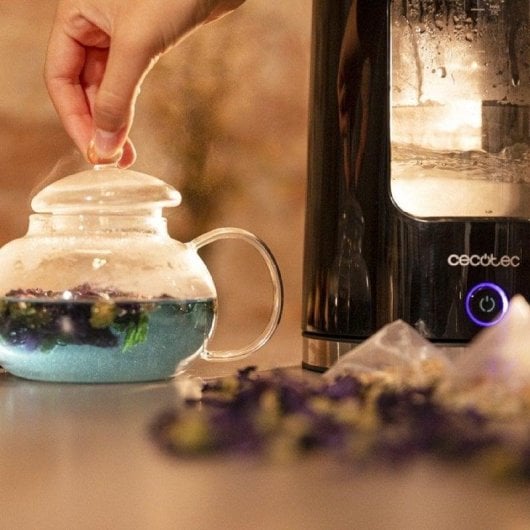 Wasserkocher Cecotec Thermosense 330 Glassy 1,7 L 2200 W Glas Schwarz kabellos