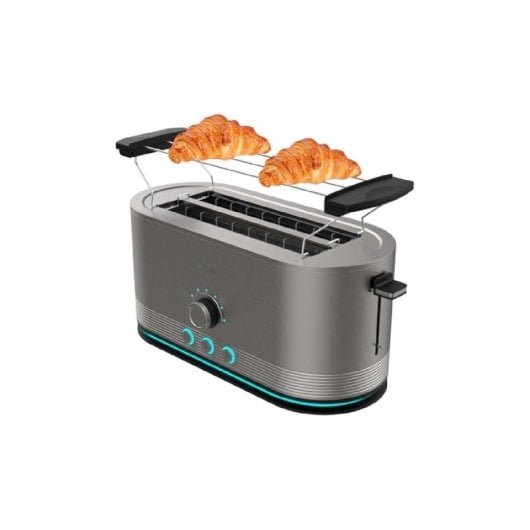 Cecotec Shine&Toast Extra Double Tostador Vertical Inox