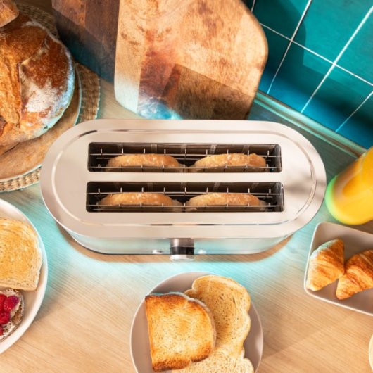 Cecotec Shine&Toast Extra Double Tostador Vertical Inox