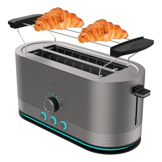 Cecotec Shine&Toast Extra Double Tostador Vertical Inox