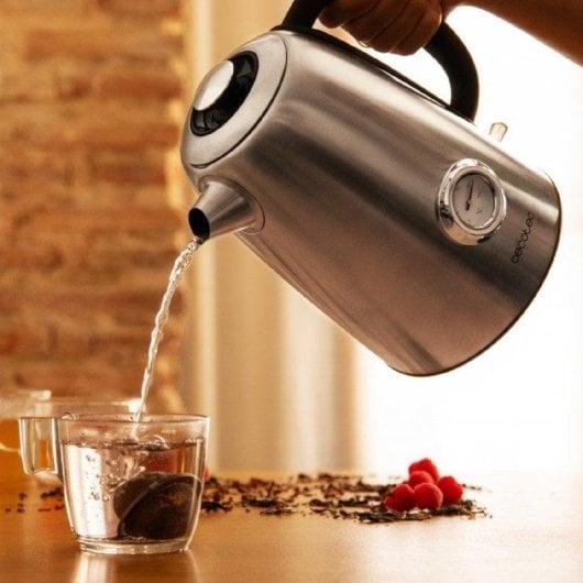 Hervidor Cecotec Thermosense 620 Vintage 1,7L 2200W Acciaio Inox Termometro Analogico