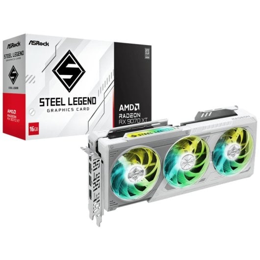 ASRock Steel Legend AMD Radeon RX 9070 XT 16GB GDDR6 FSR 4
