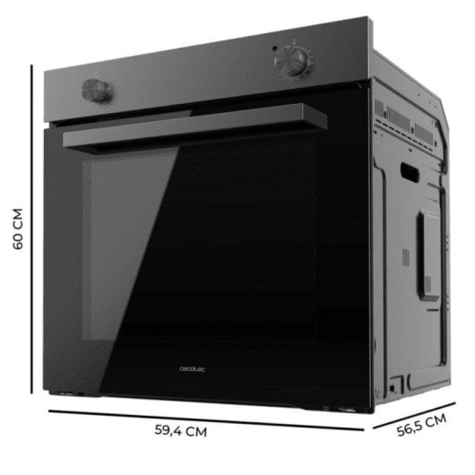 Horno elektrisch Cecotec Bolero Hexa C126000 77 Liter Dark Inox mit Dampffunktion