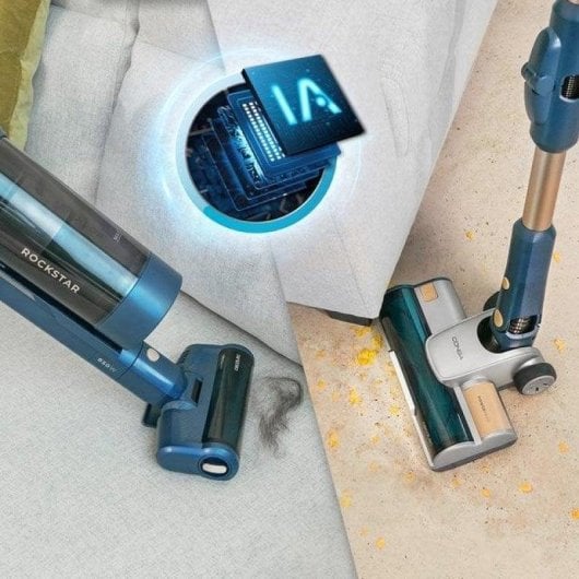 Cecotec Conga Rockstar 11500 Odyssey Station Connected Ia Aspiradores Verticales 850 W APP Negro Reacondicionado