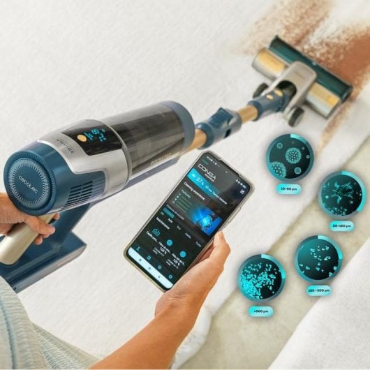 Cecotec Conga Rockstar 11500 Odyssey Station Connected Ia Aspirador Vertical 850 W APP Preto