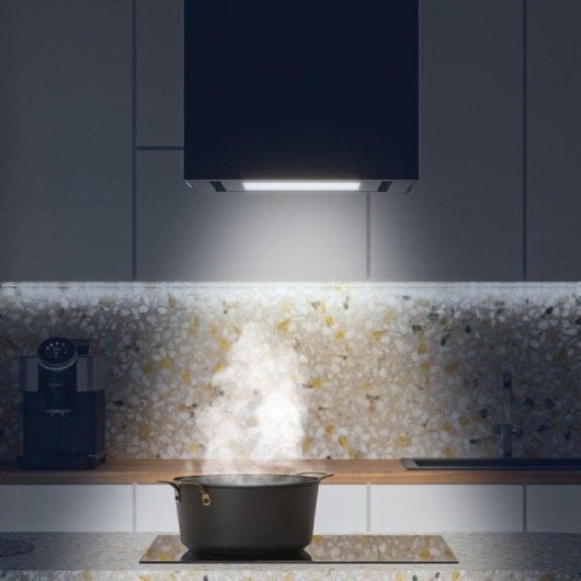 Campana extractora Cecotec Bolero Flux CCT 448000 Recirculación 44cm con control táctil y filtro de carbono