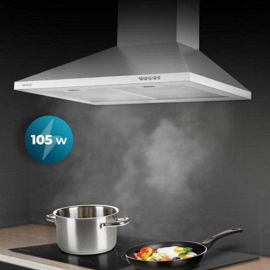 Cecotec Bolero Flux PM 604300 Campana Extractora 60 Cm 105W C Inox