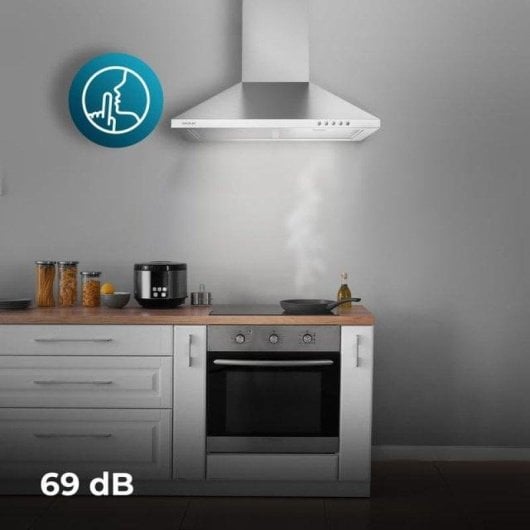 Cecotec Bolero Flux PM 604300 Campana Extractora 60 Cm 105W C Inox