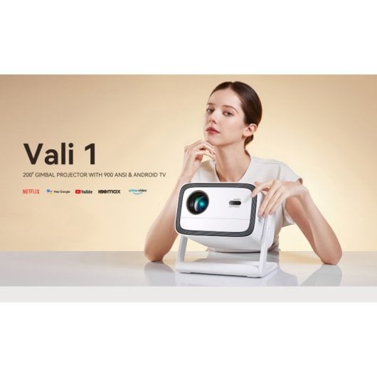Projector Wanbo Vali 1 Android TV FullHD 900 ANSI Lúmenes