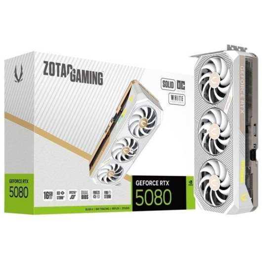 Grafikkarte Zotac GeForce RTX 5080 SOLID OC 16GB GDDR7 Reflex 2 RTX AI DLSS4