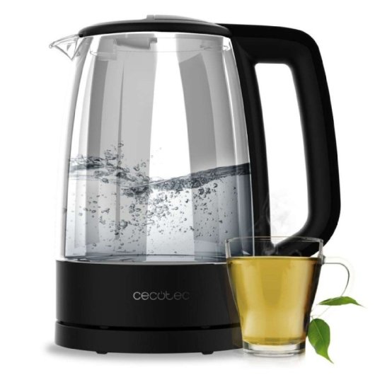 Cecotec ThermoSense 320 Clear Hervidor De Agua 1,7L 2200 W Negro