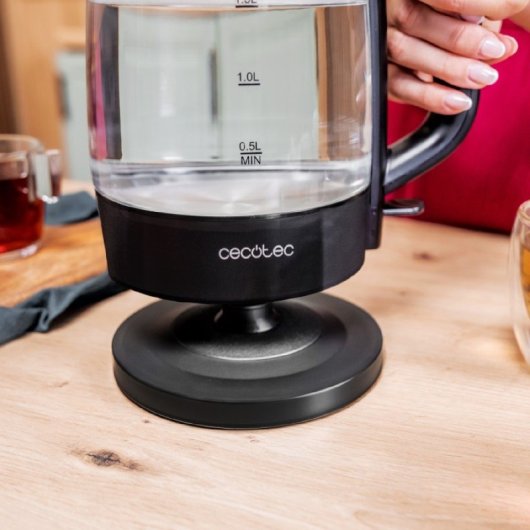 Cecotec ThermoSense 320 Clear Hervidor De Agua 1,7L 2200 W Negro