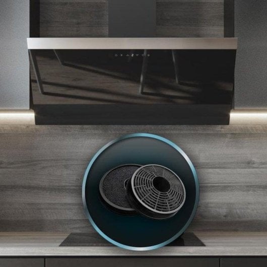 Campana extractora Cecotec Bolero Flux DT 906500 Filtrazione 90cm controllo gesti LED