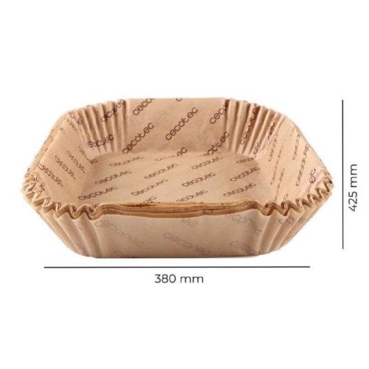 Papier Cuisson Antiadhésif Friteuse sans Huile Cecotec Cecofry BigBucket 150 pièces 31x27 cm