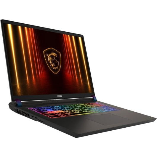 MSI Vector 17 HX AI A2XWHG-011FR Intel Core Ultra 9 275HX Ordinateur portable 43,2 cm (17") Quad HD+ 32 Go DDR5-SDRAM 2 To SSD NVIDIA GeForce RTX 5070 Ti Wi-Fi 7 (802.11be) Windows 11 Home Gris