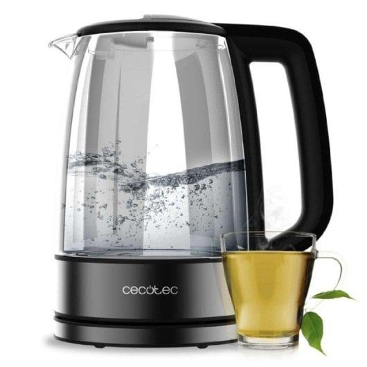 Hervidor Cecotec ThermoSense 340 Clear 1,7L 2200W Base 360° Vidro Borossilicato