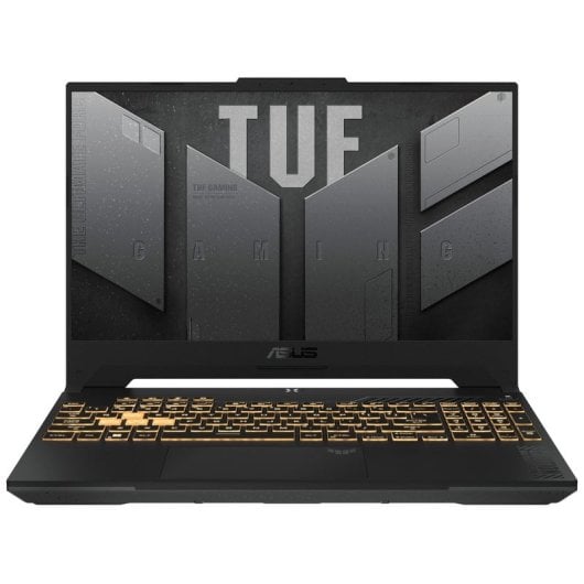 ASUS TUF Gaming F15 TUF507VV-LP189W Intel® Core™ i7 i7-13620H Ordinateur portable 39,6 cm (15.6") Full HD 16 Go DDR5-SDRAM 1 To SSD NVIDIA GeForce RTX 4060 Wi-Fi 6 (802.11ax) Windows 11 Home Noir, Gris