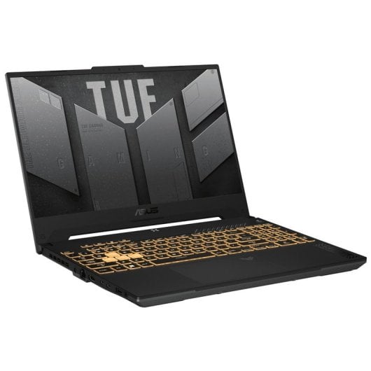 ASUS TUF Gaming F15 TUF507VV-LP189W Intel® Core™ i7 i7-13620H Ordinateur portable 39,6 cm (15.6") Full HD 16 Go DDR5-SDRAM 1 To SSD NVIDIA GeForce RTX 4060 Wi-Fi 6 (802.11ax) Windows 11 Home Noir, Gris