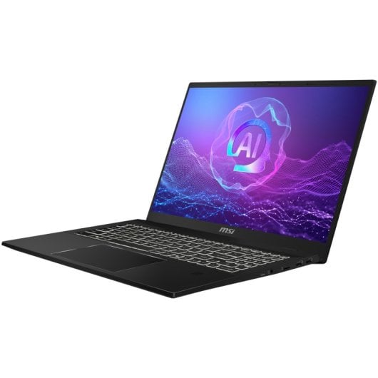 Ordinateur portable MSI Summit 16 AI Evo A2HMTG-042FR, processeur Intel Core Ultra 7 255 Go, SSD 32 Go, 1 To, écran tactile 16 pouces, clavier français