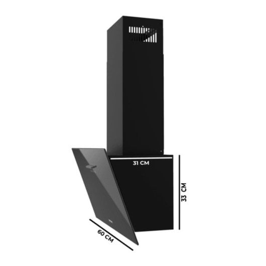 Cecotec Bolero Flux Dm 603500 Campana Decorativa 60cm 65W B Negro