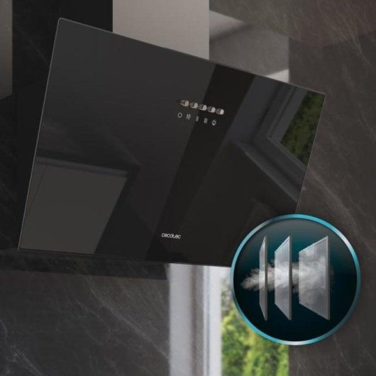 Cecotec Bolero Flux Dm 603500 Campana Decorativa 60cm 65W B Negro