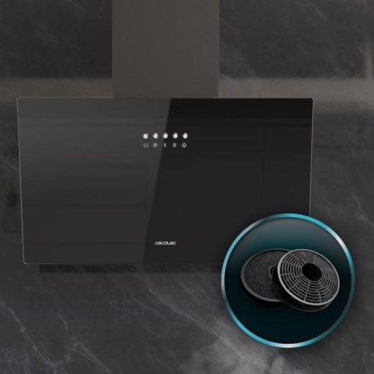 Cecotec Bolero Flux Dm 603500 Campana Decorativa 60cm 65W B Negro