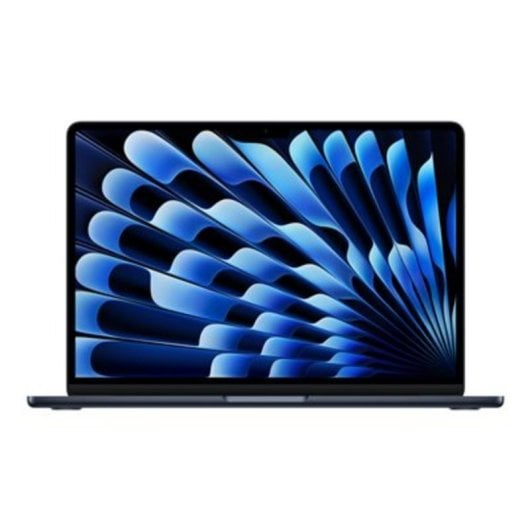 Apple MacBook Air M4 8 cœurs - 16 Go RAM - SSD 256 Go - 13,6" IPS 2560 x 1664 (WQXGA) - Wi-Fi 6E, Bluetooth - noir - touches : français