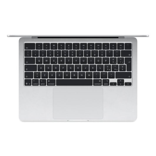 Apple MacBook Air M4 8 cœurs - 16 Go RAM - SSD 256 Go - 13,6" IPS 2560 x 1664 (WQXGA) - Wi-Fi 6E, Bluetooth - argent - touche : français