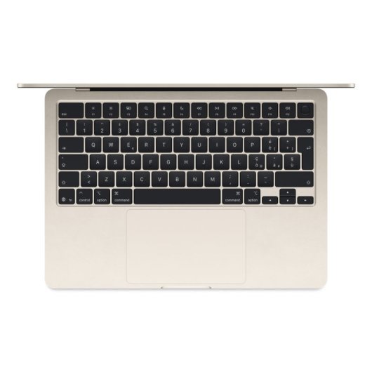 Apple MacBook Air M4 10 cœurs - 16 Go RAM - SSD 512 Go - 13,6" IPS 2560 x 1664 (WQXGA) - Wi-Fi 6E, Bluetooth - Starlight - Clavier : Français