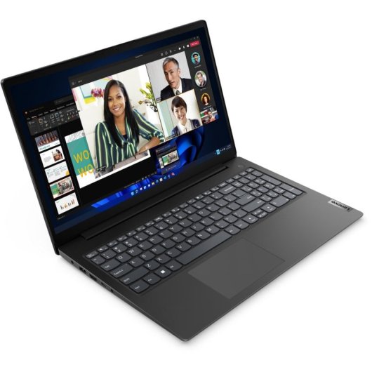 Lenovo V15 AMD Ryzen™ 3 7320U Ordinateur portable 39,6 cm (15.6") Full HD 8 Go LPDDR5-SDRAM 256 Go SSD Wi-Fi 5 (802.11ac) Windows 11 Home Français Noir