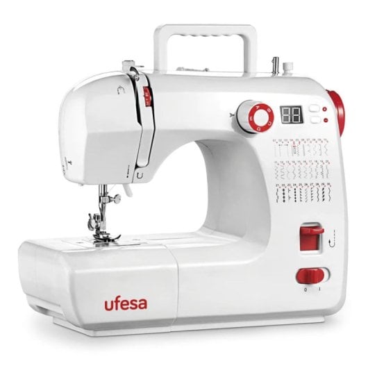Ufesa SW3003 Performance Máquina de Coser Portátil 30 Puntadas Blanca/Roja
